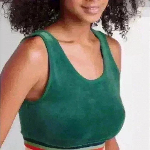 Wild fable plus size velour crop tank top! NWT - Picture 3 of 4